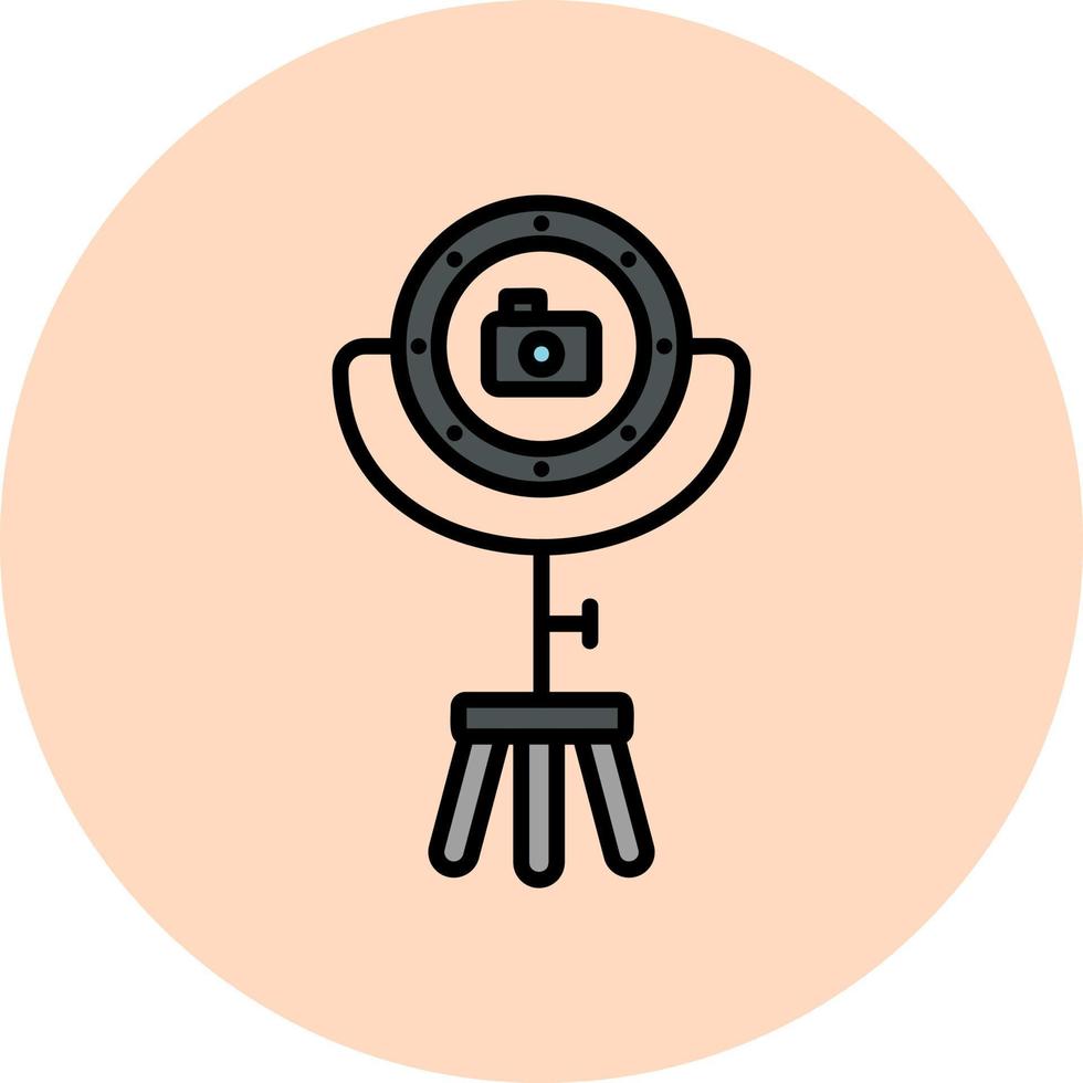 Ring Light Vector Icon