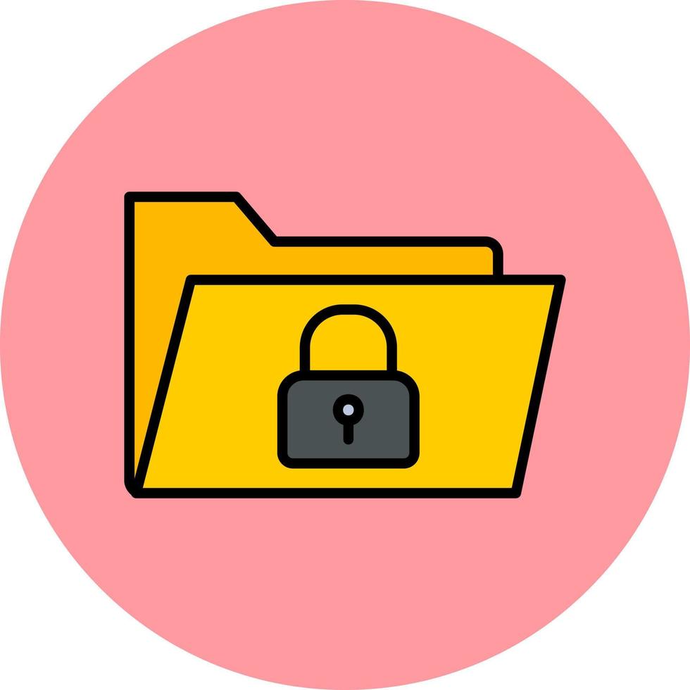 Secure Data Vector Icon