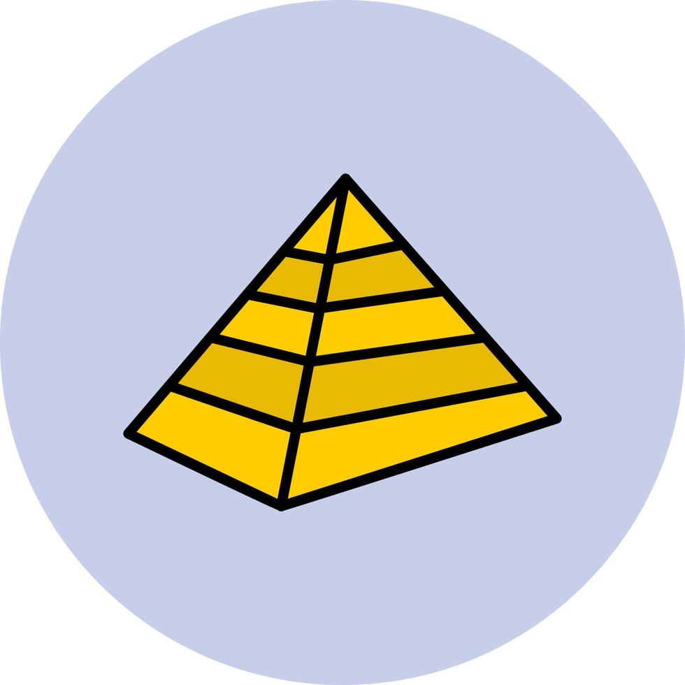 Pyramid Vector Icon