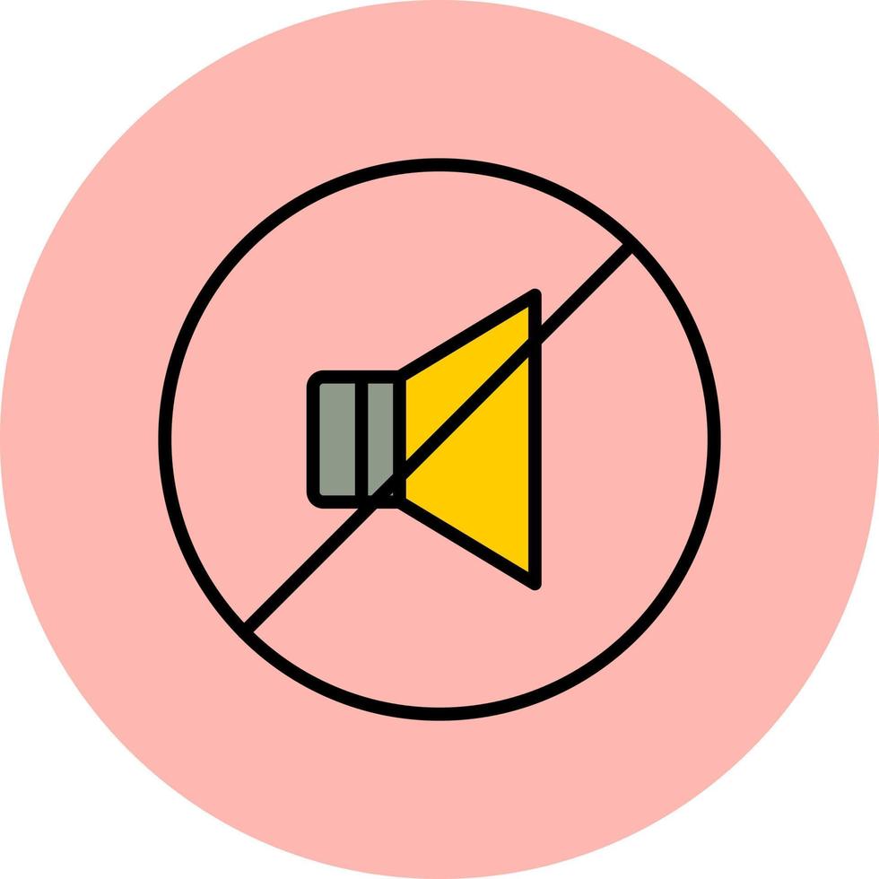 No Sound Vector Icon