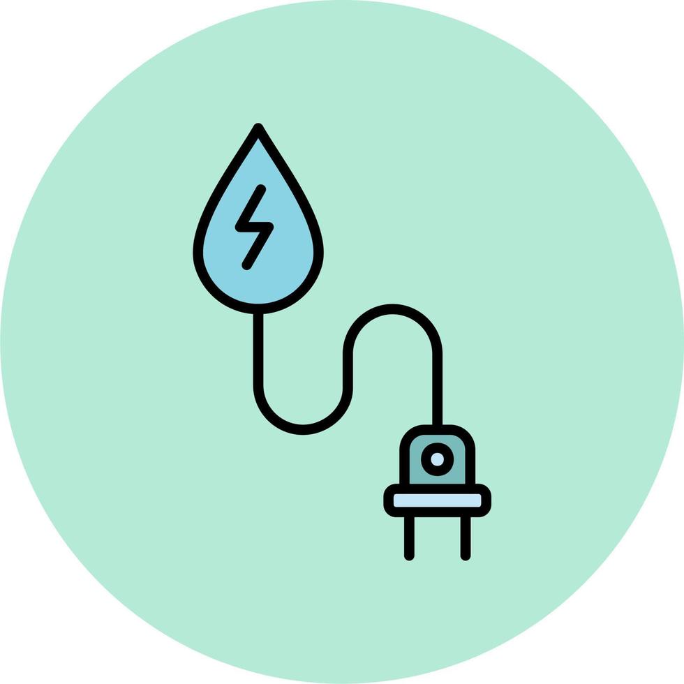 Hydro Power Vector Icon
