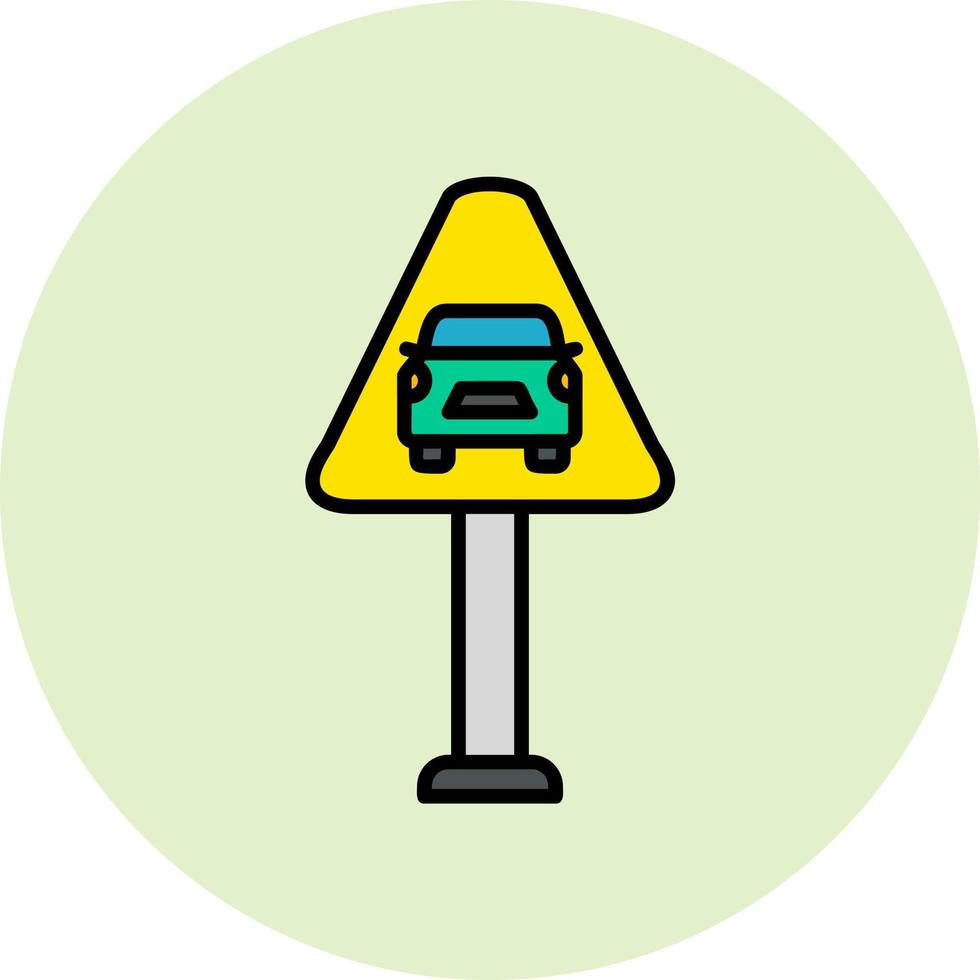 Traffic Sign Vector Icon