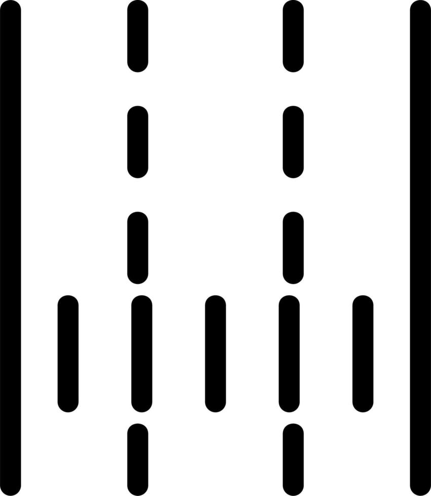 Lane Vector Icon