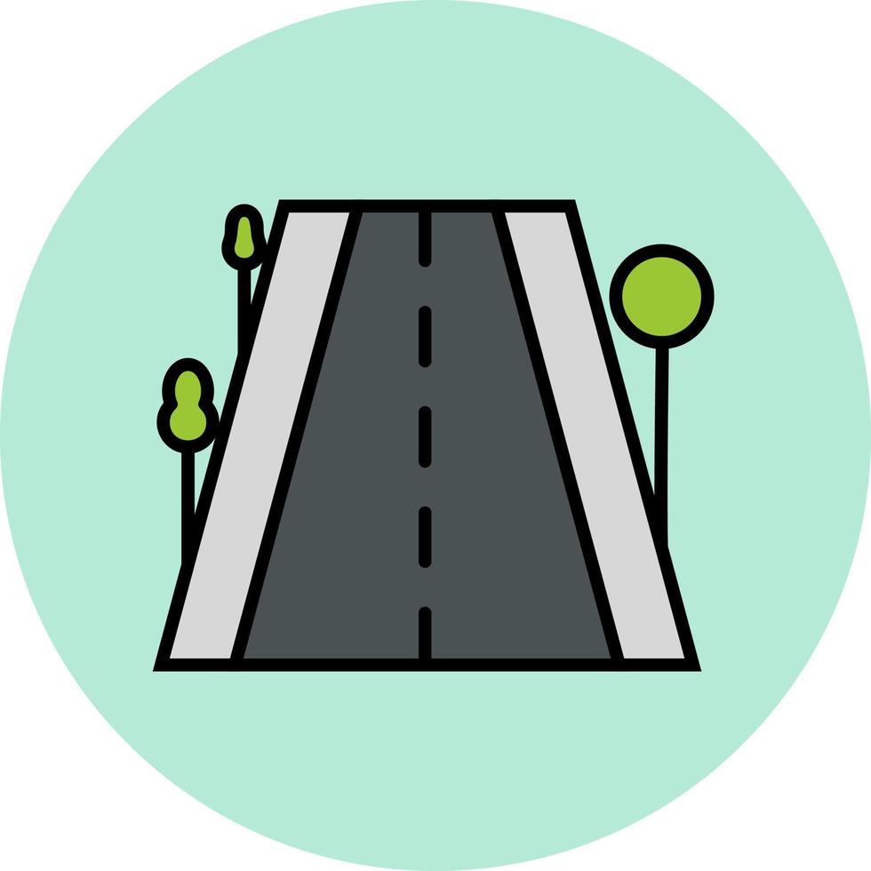 Highway Vector Icon