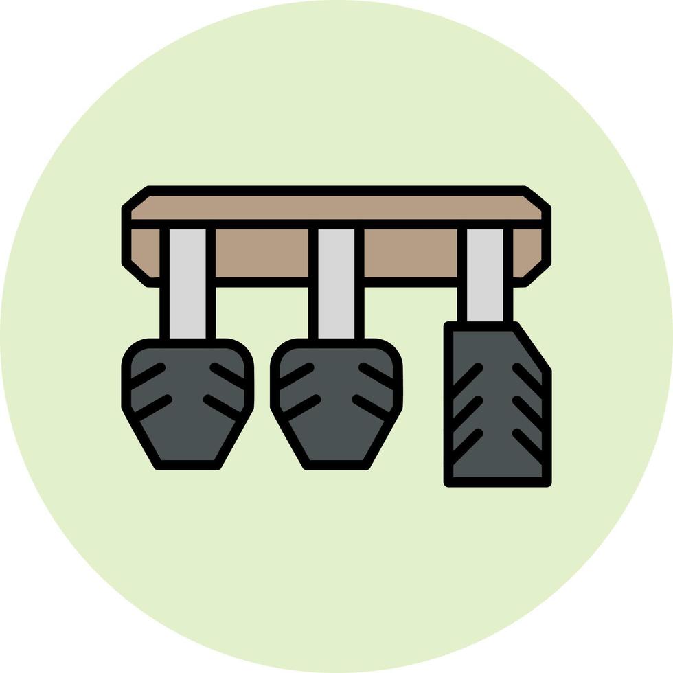 Pedals Car Vector Icon