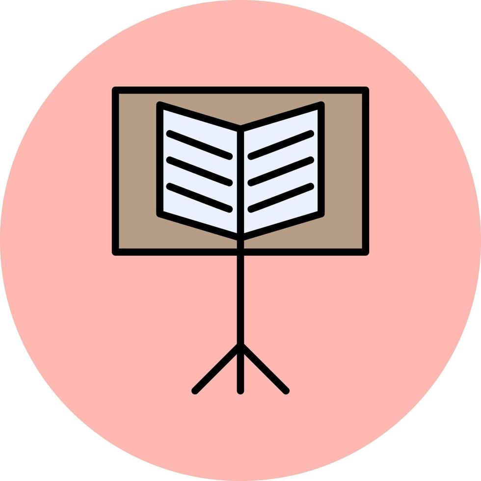 Music Stand Vector Icon