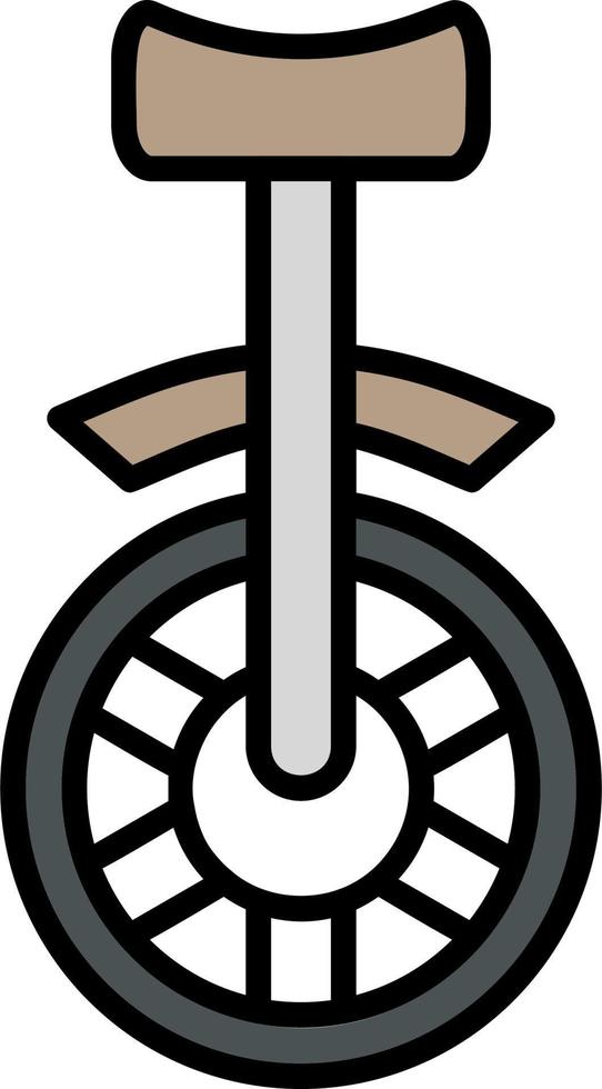 Unicycle Vector Icon