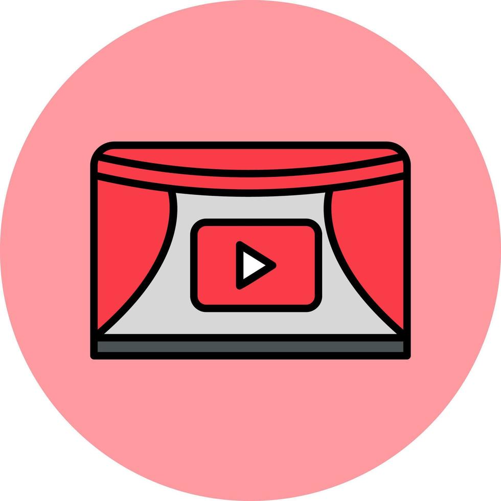 Watch Cinema Vector Icon