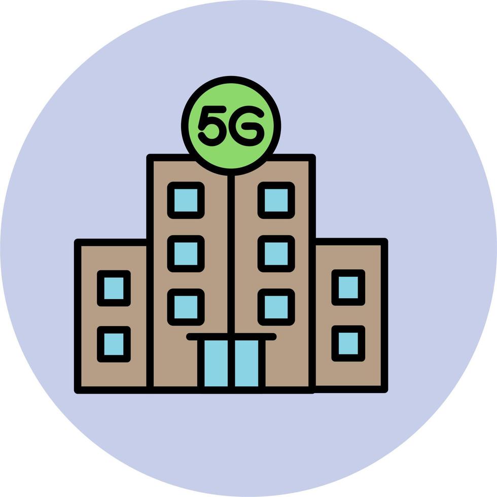 5g Headquater Vector Icon