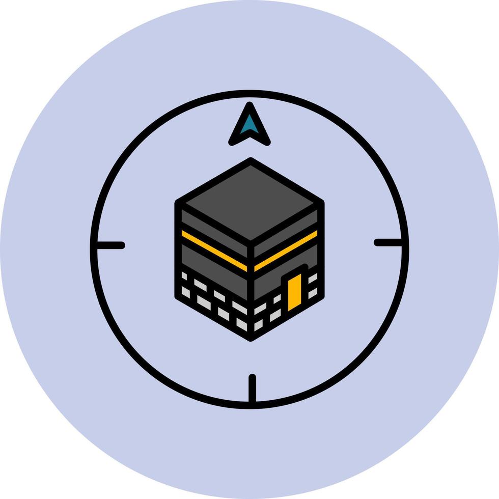 Qibla Finder Vector Icon