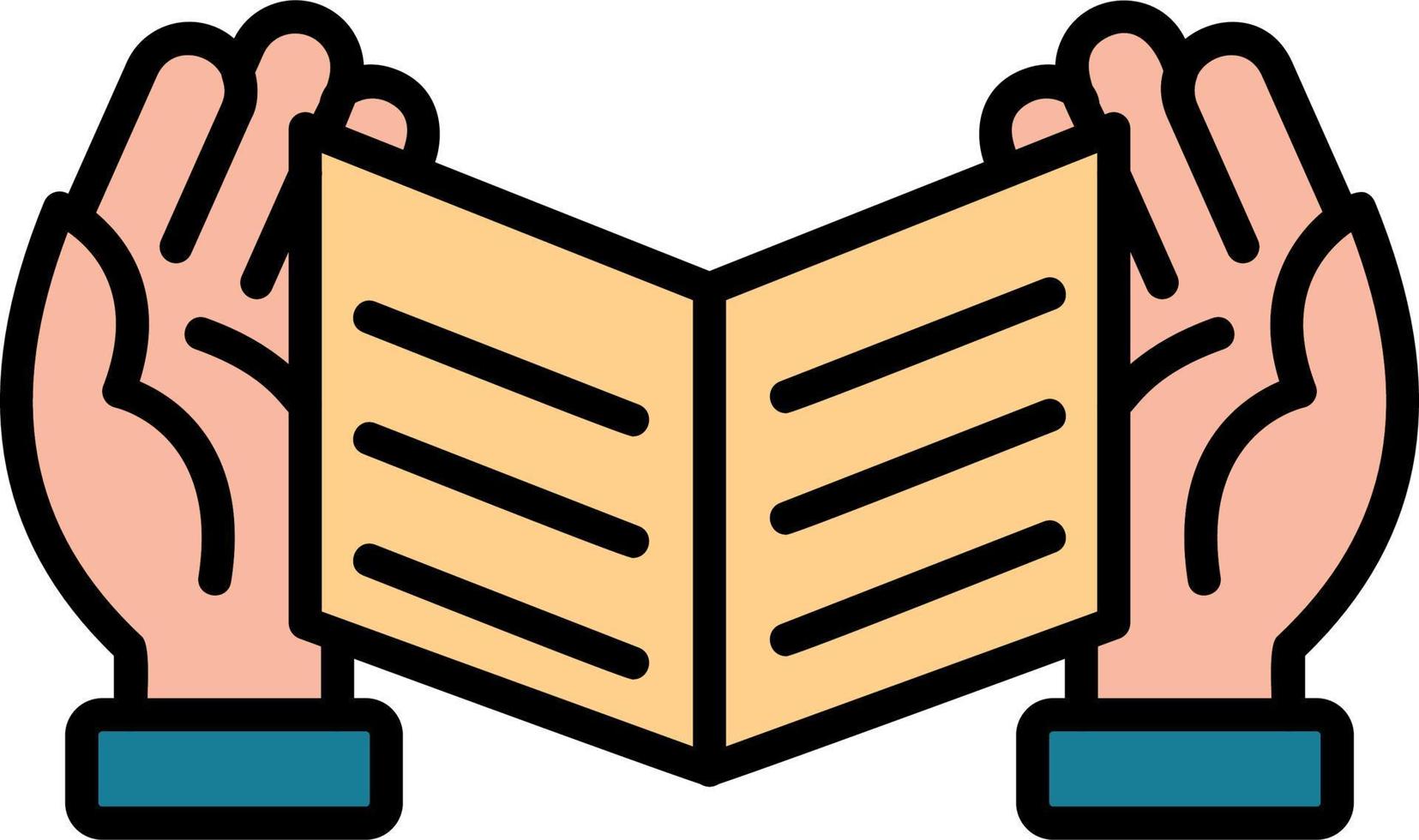 Quran Reading Vector Icon