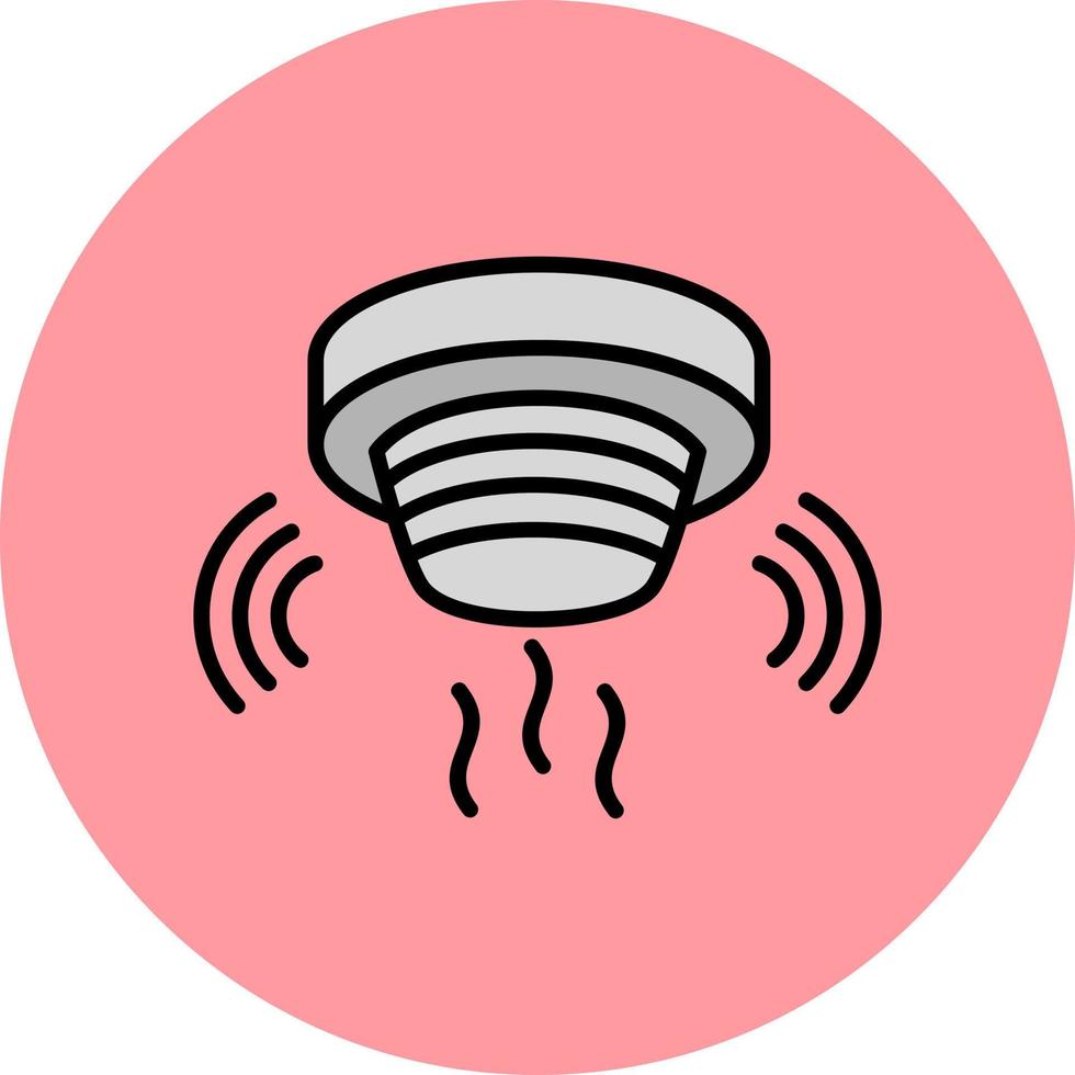 Smoke Detector Vector Icon