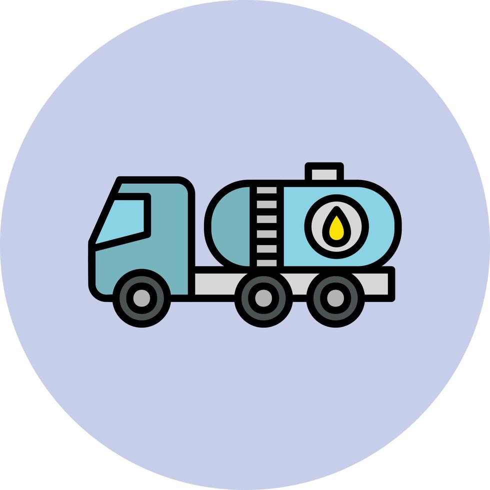 Oil Tank Vector Icon