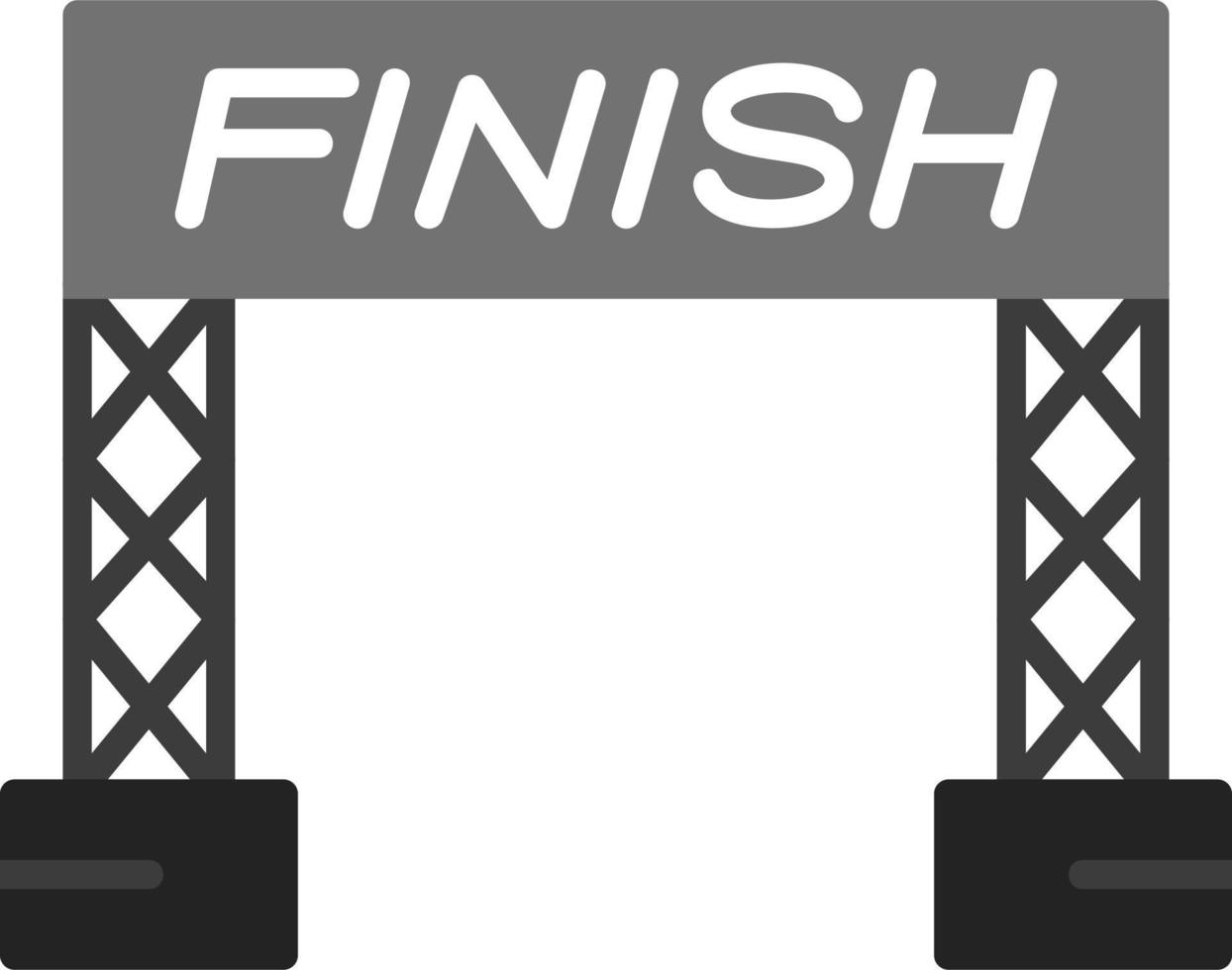 Finish Line Vector Icon