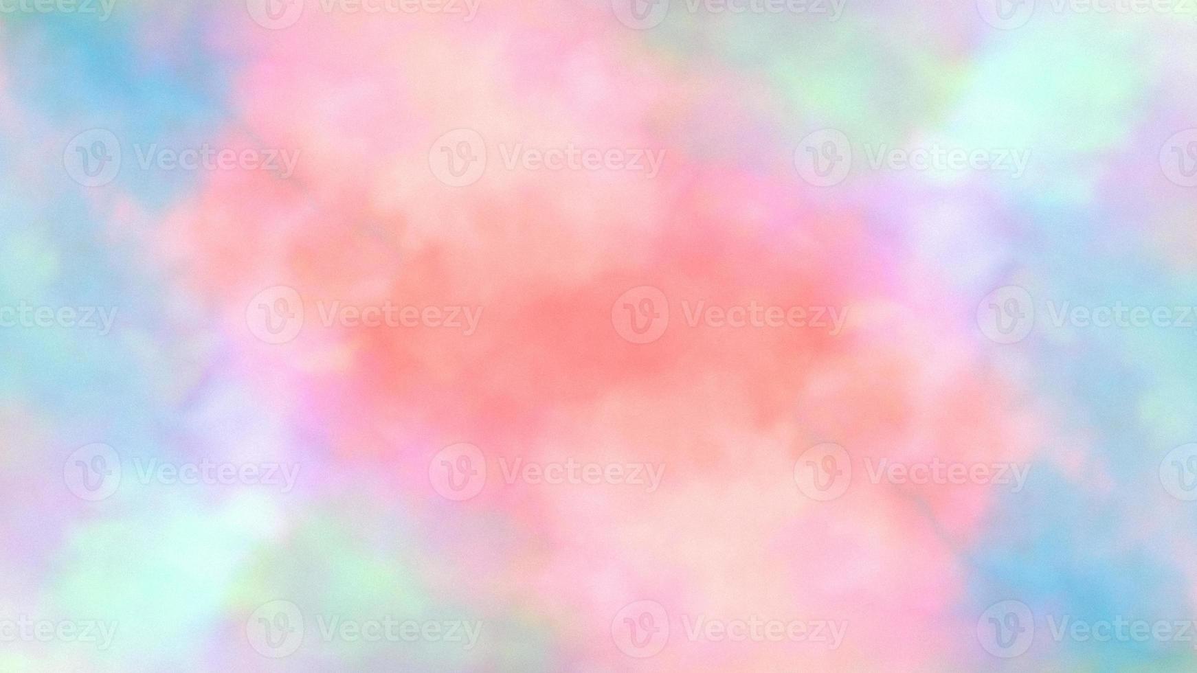 Fantasy smooth multicolor background. Colorful watercolor illustration painting background. Cloud and sky with a pastel colored background photo