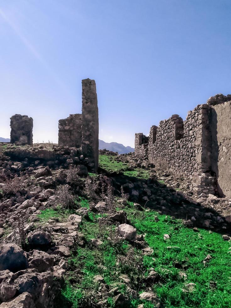 Uncover the mysteries of history as you explore the ruins of a historic castle, a journey through time to the heart of the past photo