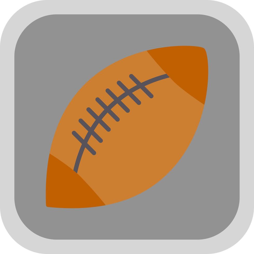 Rugby Vector Icon Design