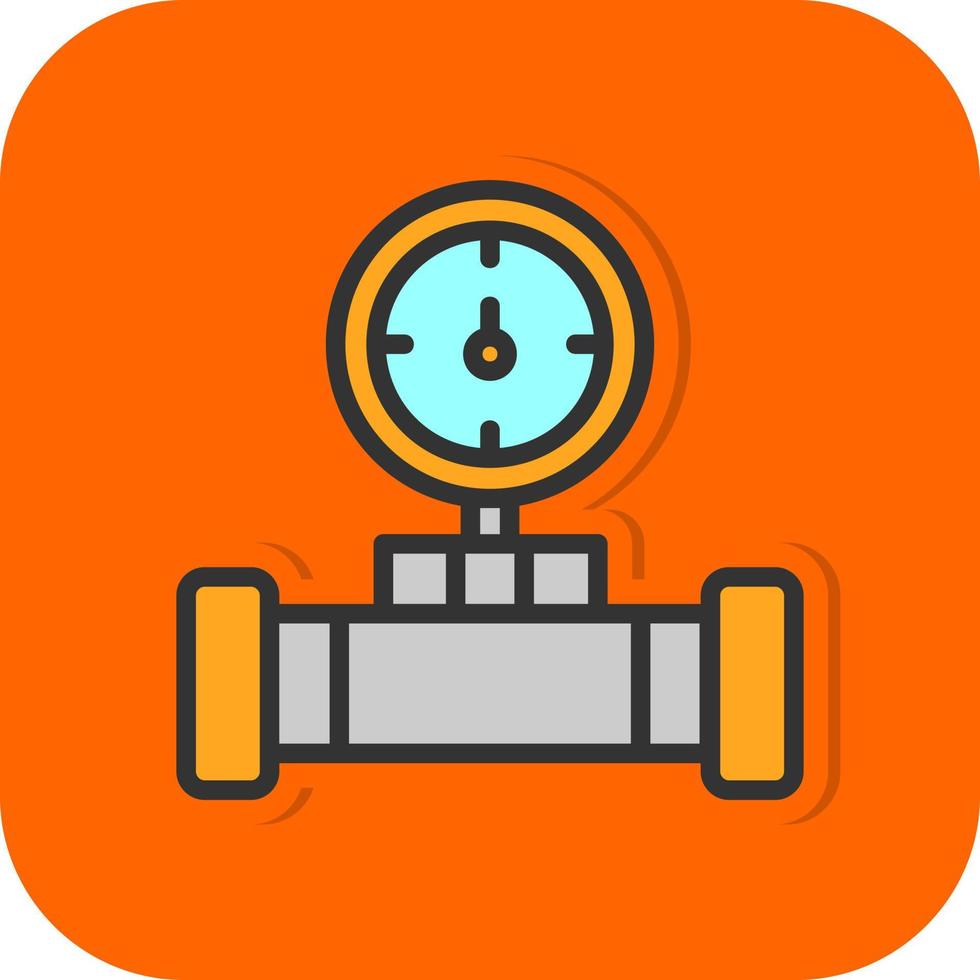 Water Meter Vector Icon Design