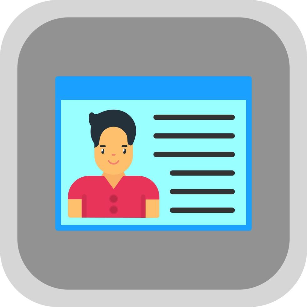 Identification Cards Vector Icon Design