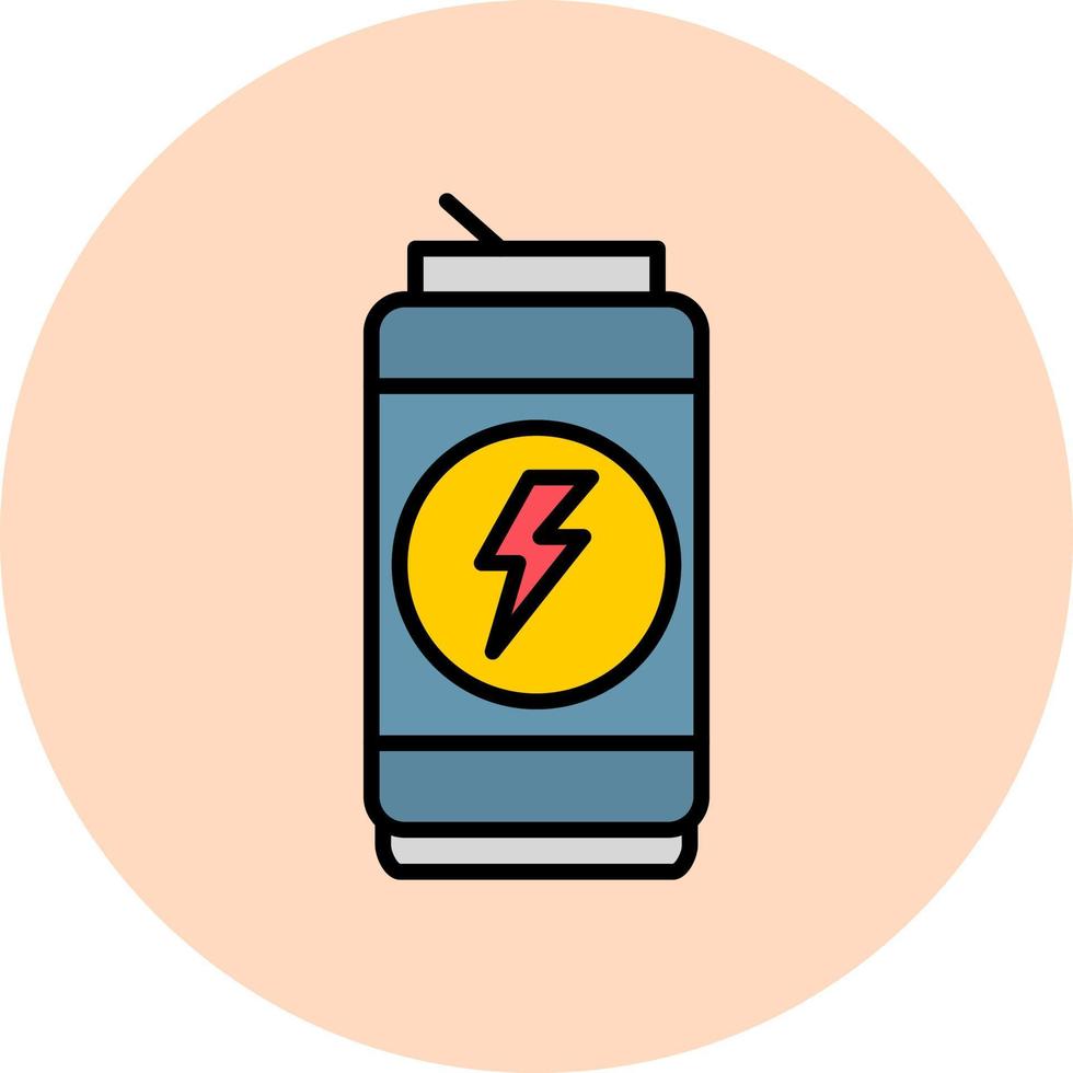 icono de vector de bebida energética