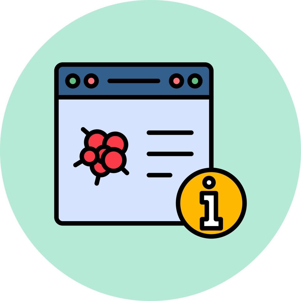 Online Information Vector Icon