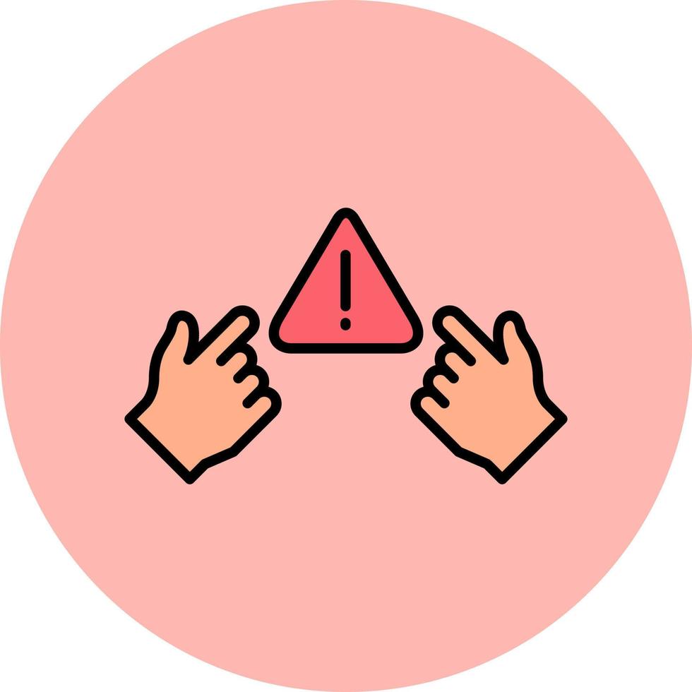 icono de vector de alerta