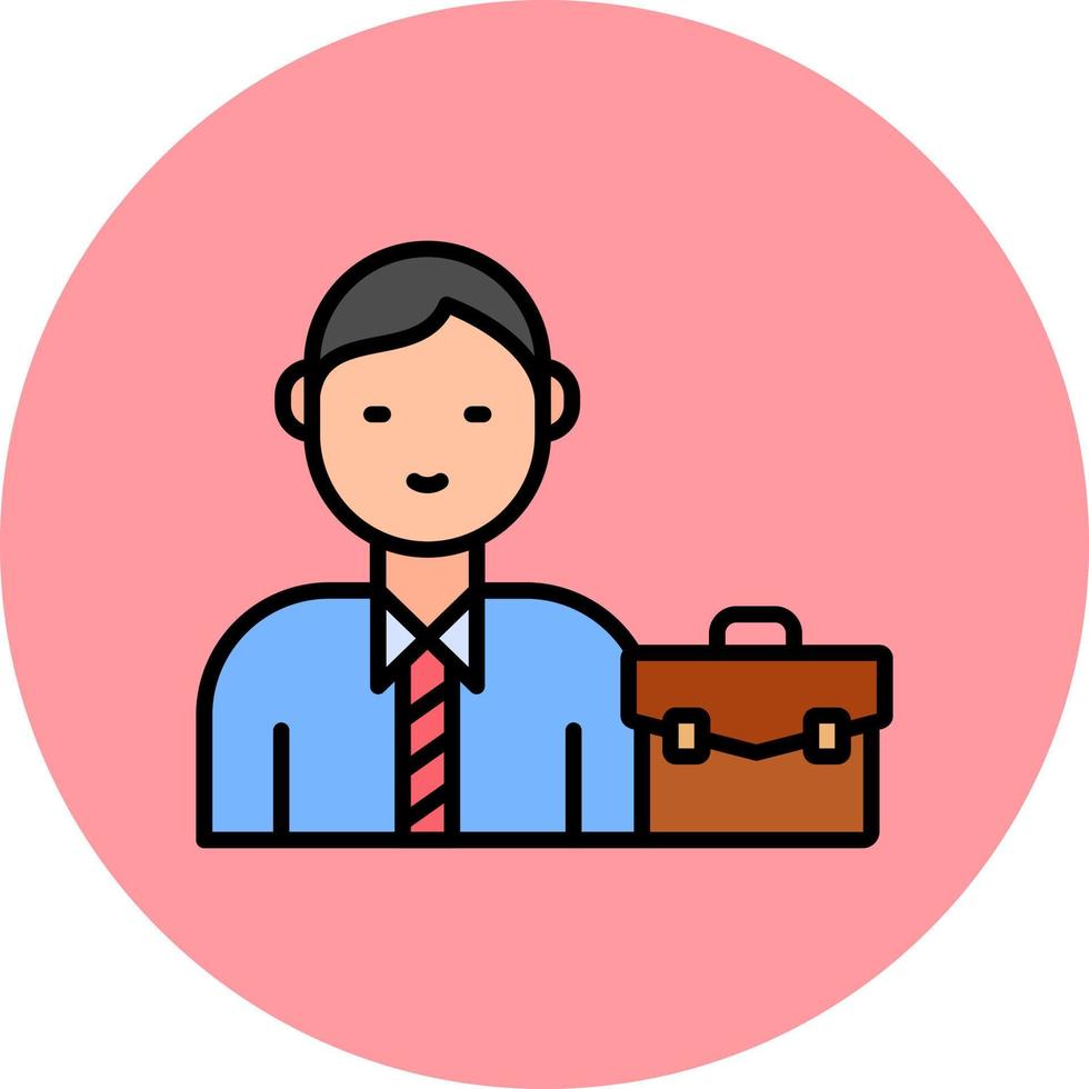 Financial Advisor Vector Icon