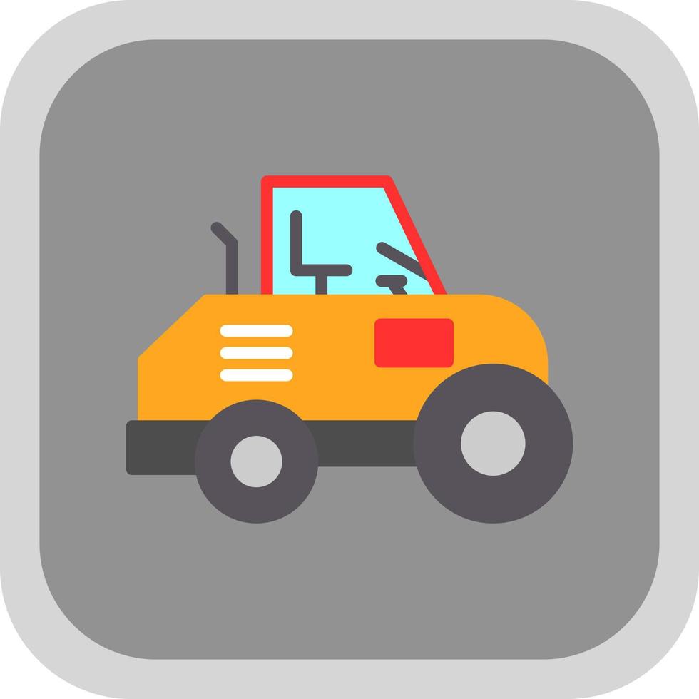 Road Roller Vector Icon Design