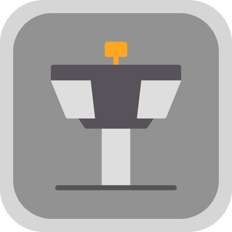 Control Tower Vector Icon Design