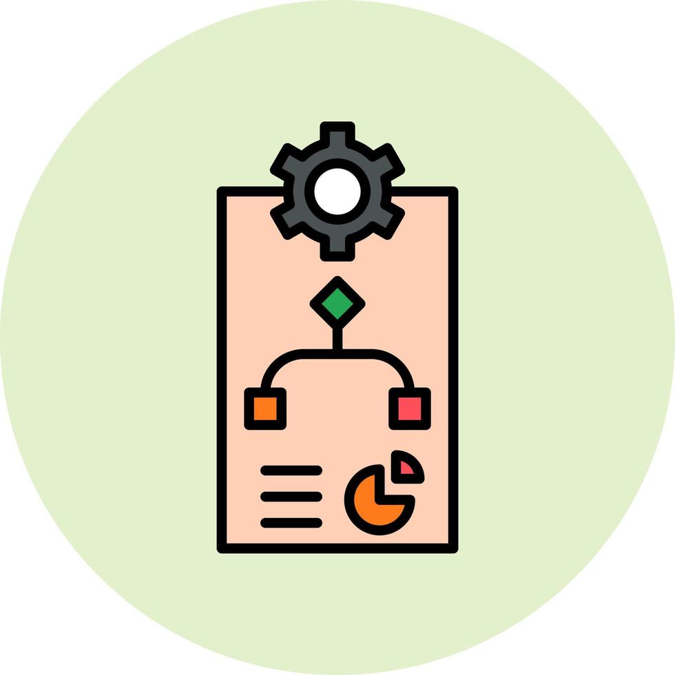 icono de vector de plan de proyecto