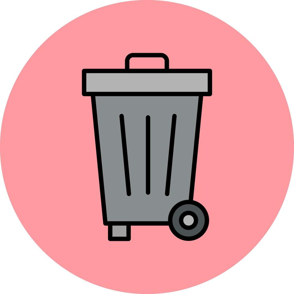 Trash Can Vector Icon