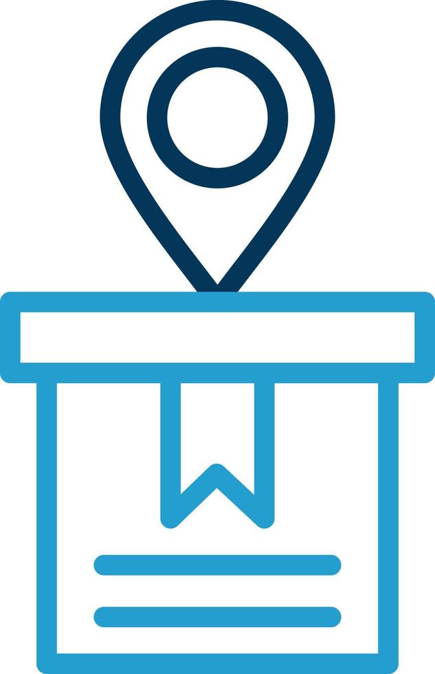 Delivery Location Vector Icon Design