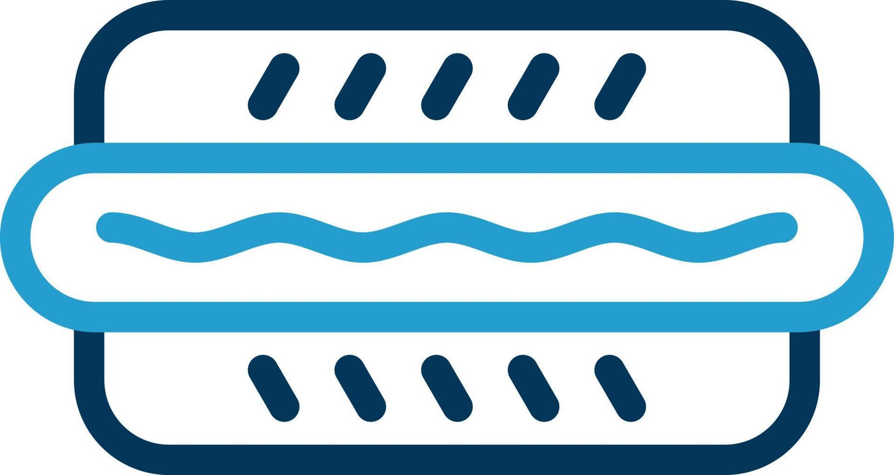 Hot Dog Vector Icon Design