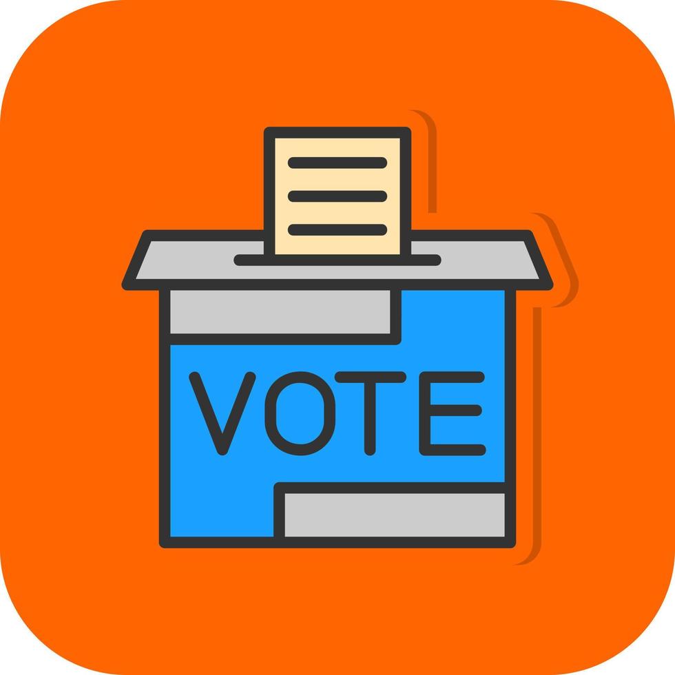 Ballot Vector Icon Design
