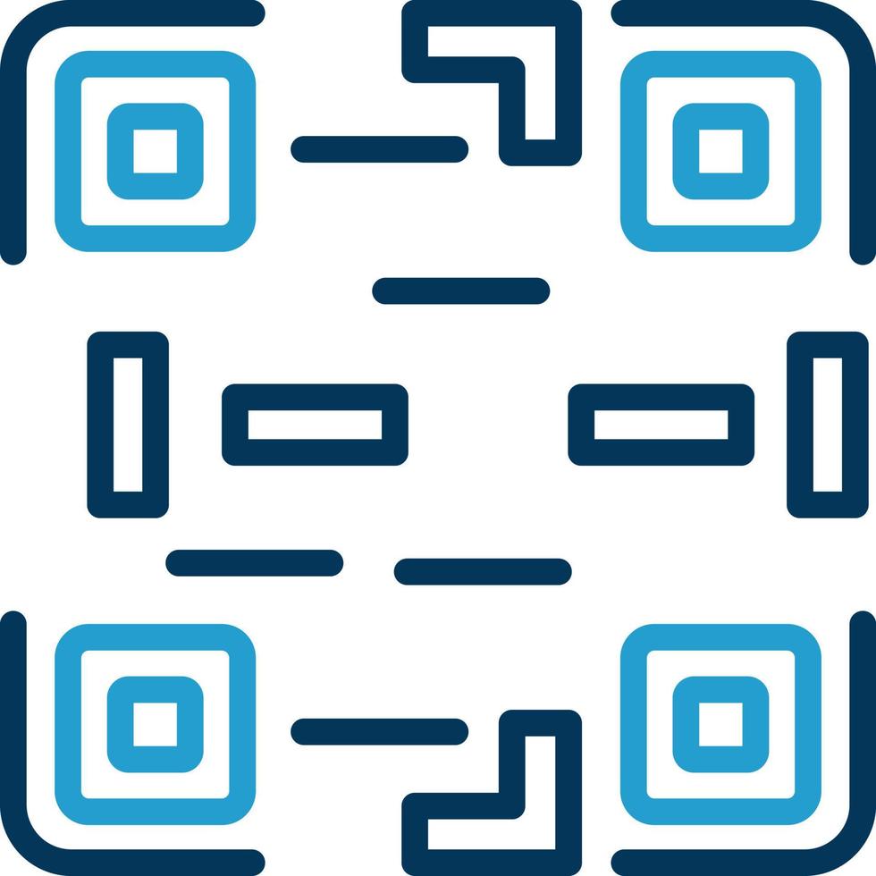 diseño de icono de vector de código qr