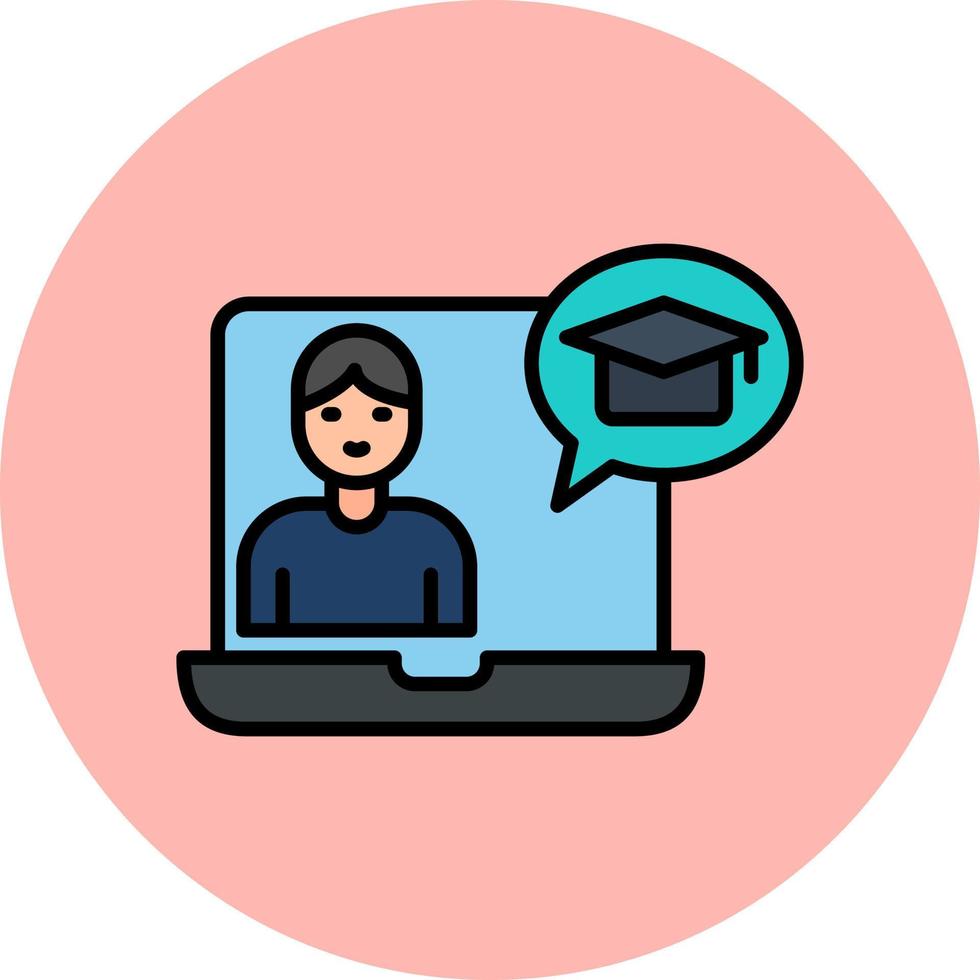 Online Learning Vector Icon