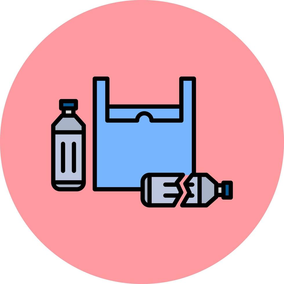 Broken Bottle Vector Icon