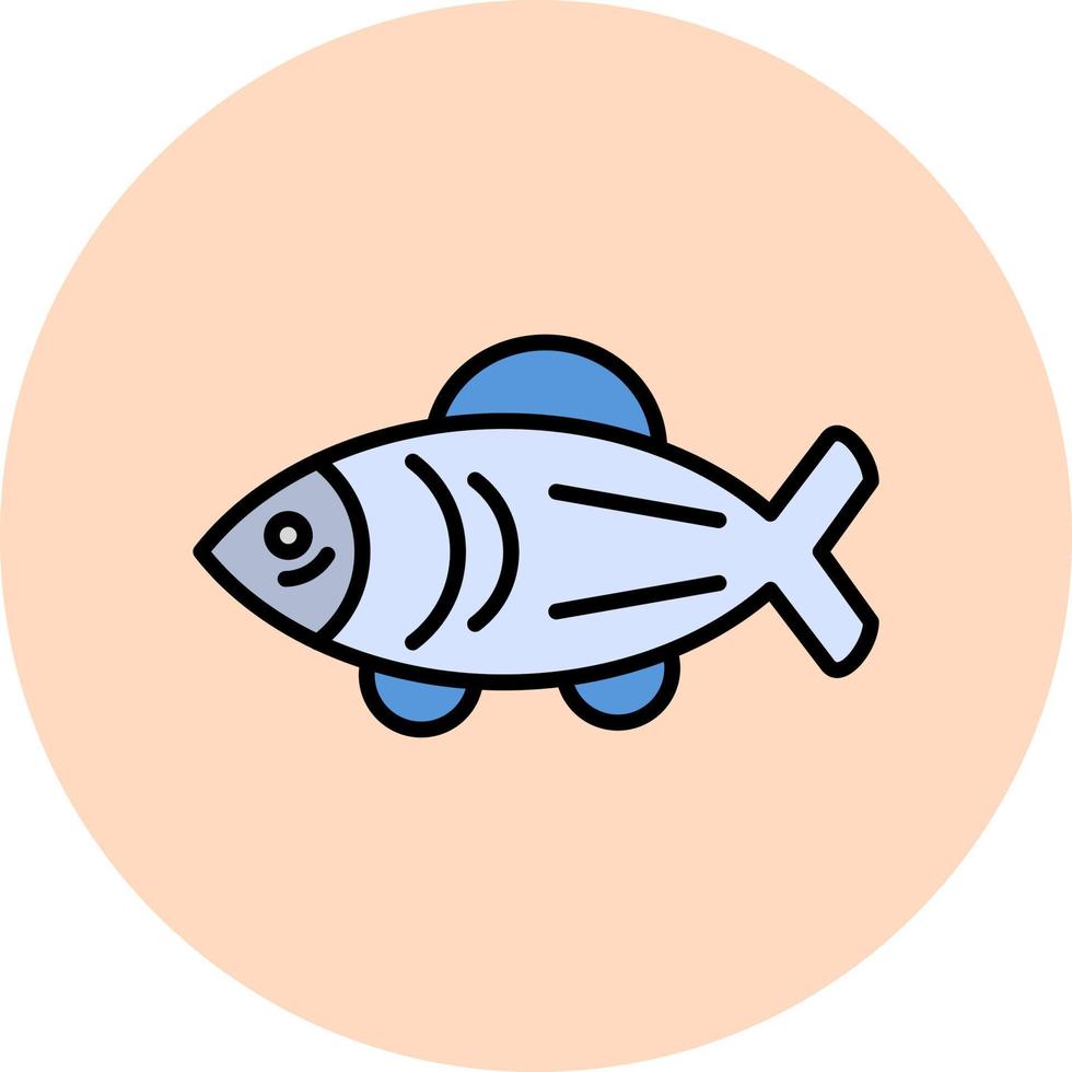 Salmon Vector Icon