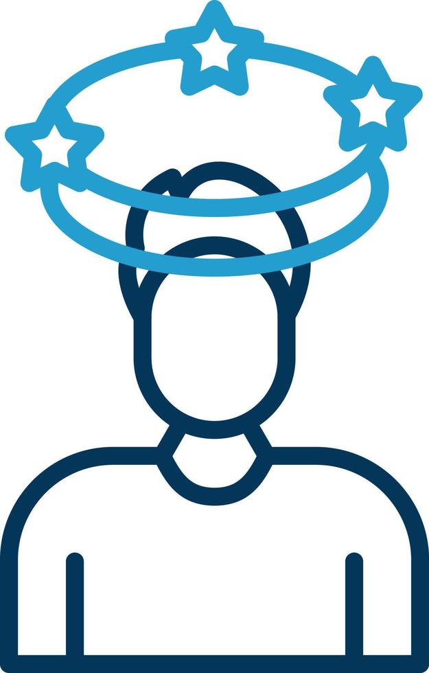 Dizzy Vector Icon Design