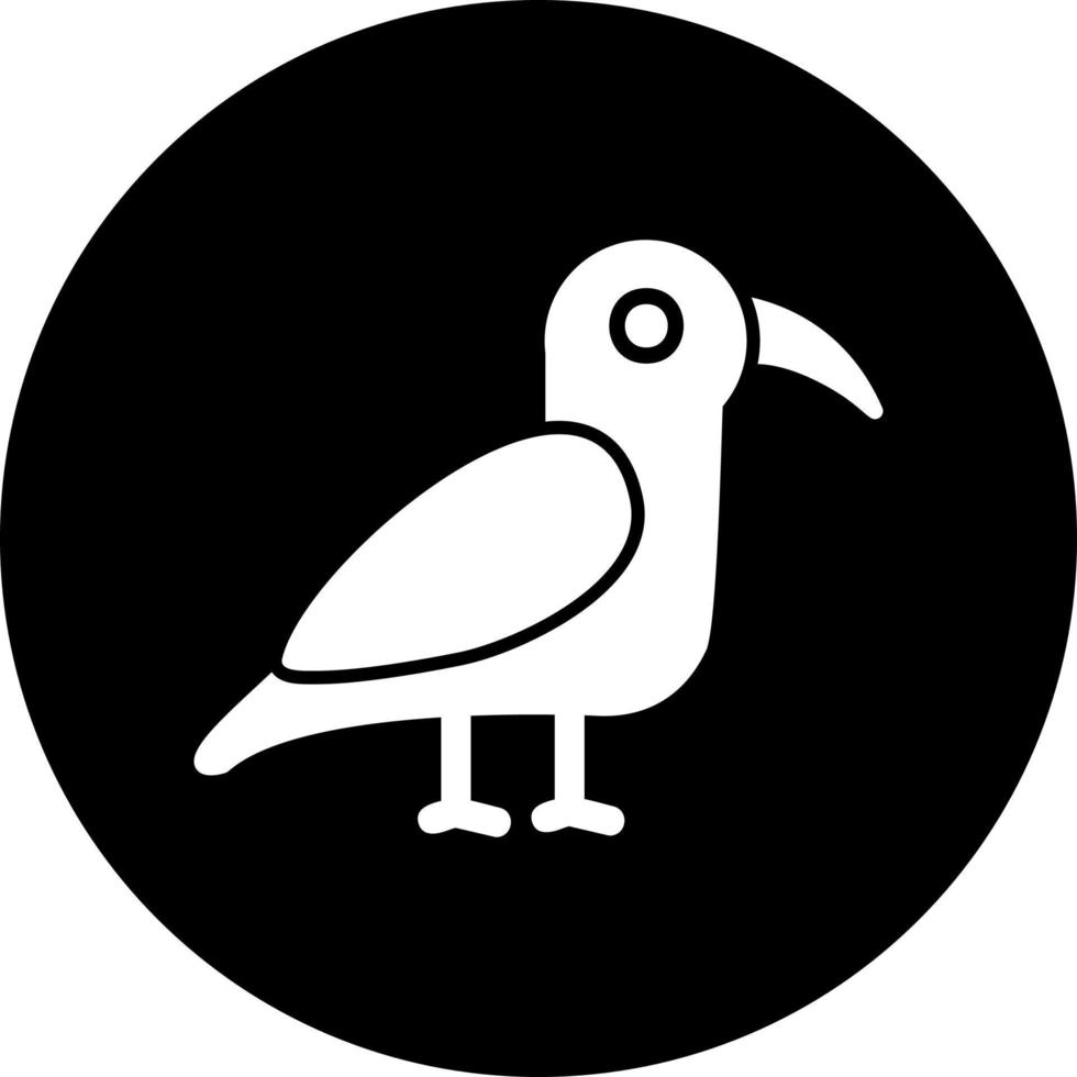 icono de vector de gaviota