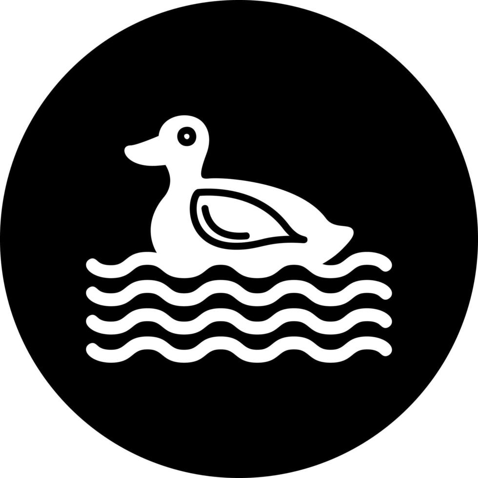 Pato vector icono