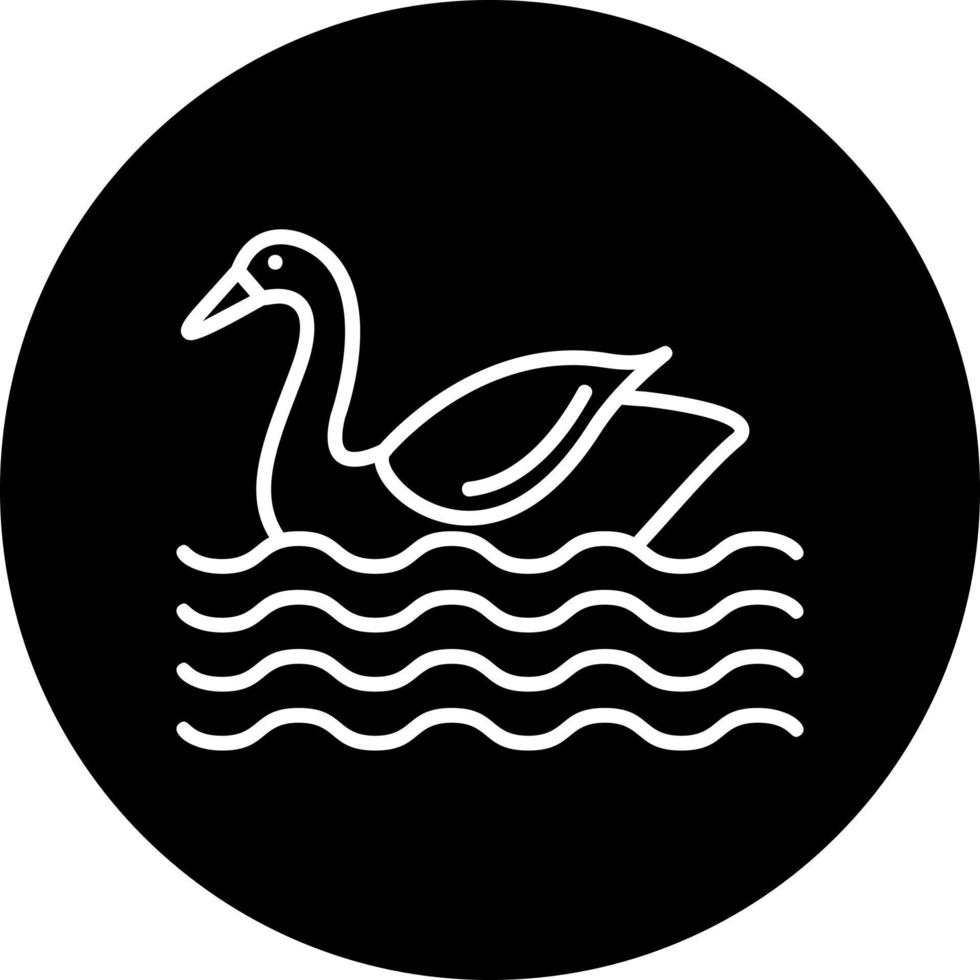 Swan Vector Icon