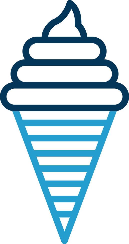 Ice Cream Vector Icon Design