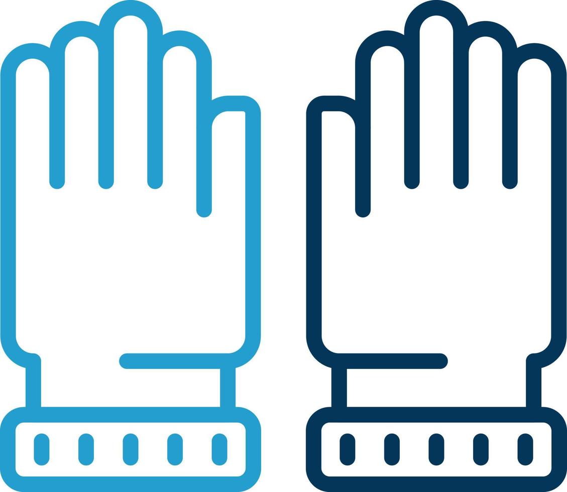 Gloves Vector Icon Design