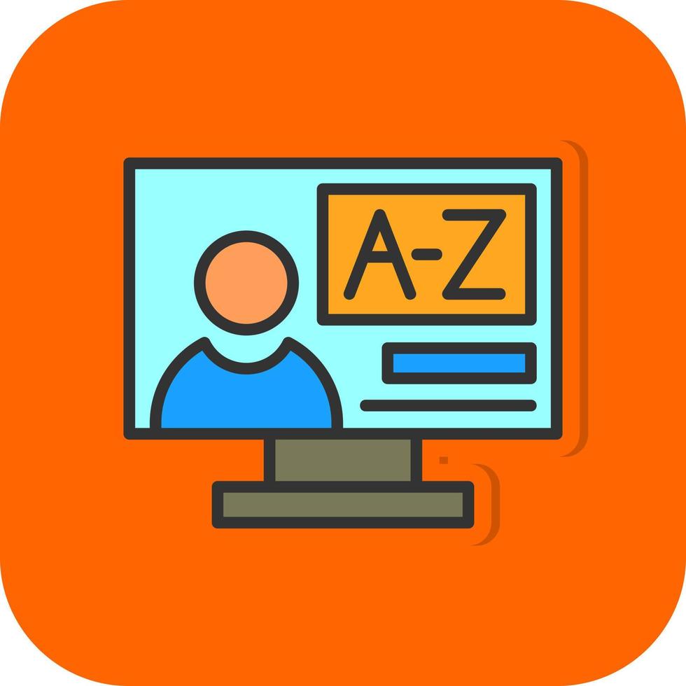 Online Classes Vector Icon Design