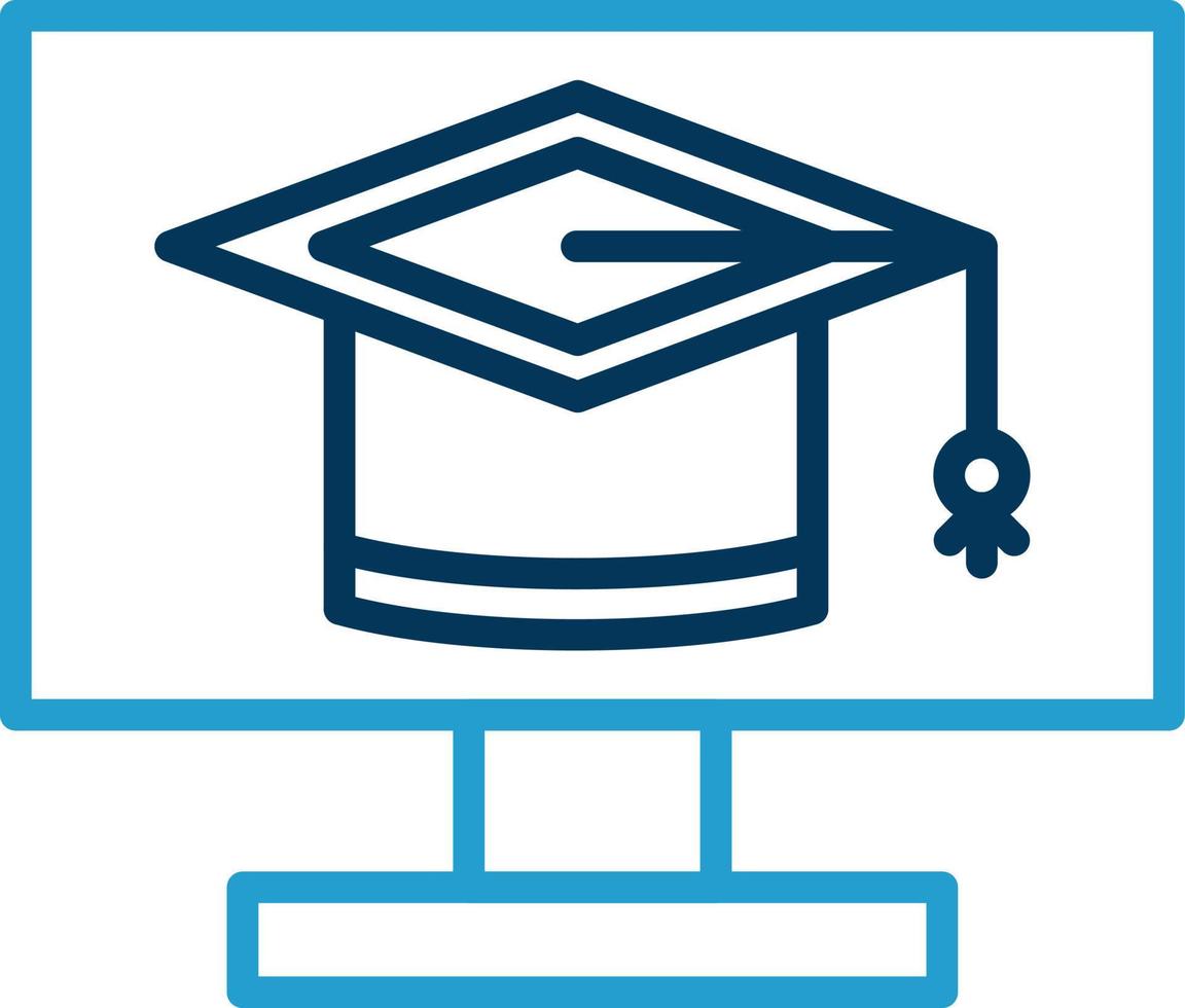 E Learning Vector Icon Design