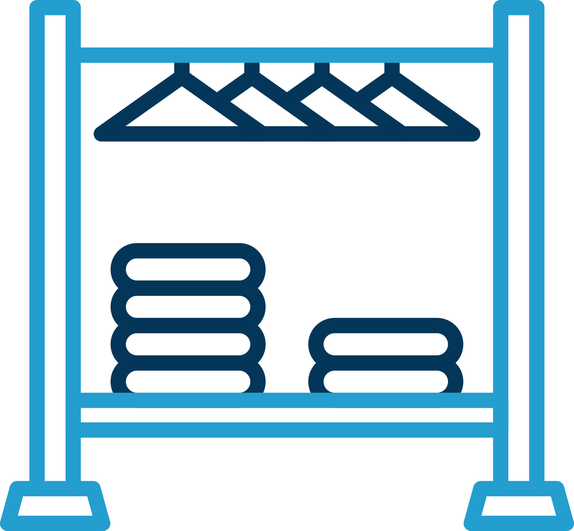 Clothing Rack Vector Icon Design 21039556 Vector Art at Vecteezy