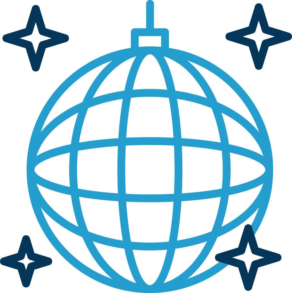 Disco Ball Vector Icon Design