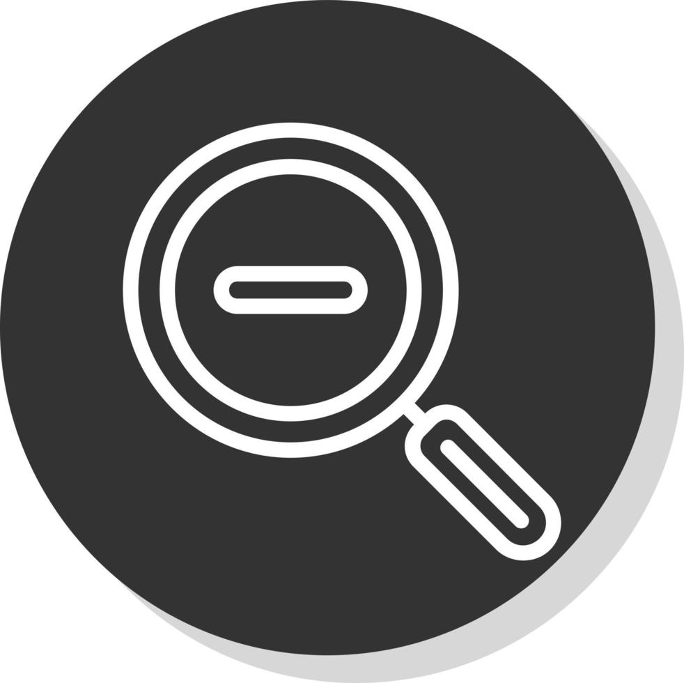 Zoom Out Vector Icon Design