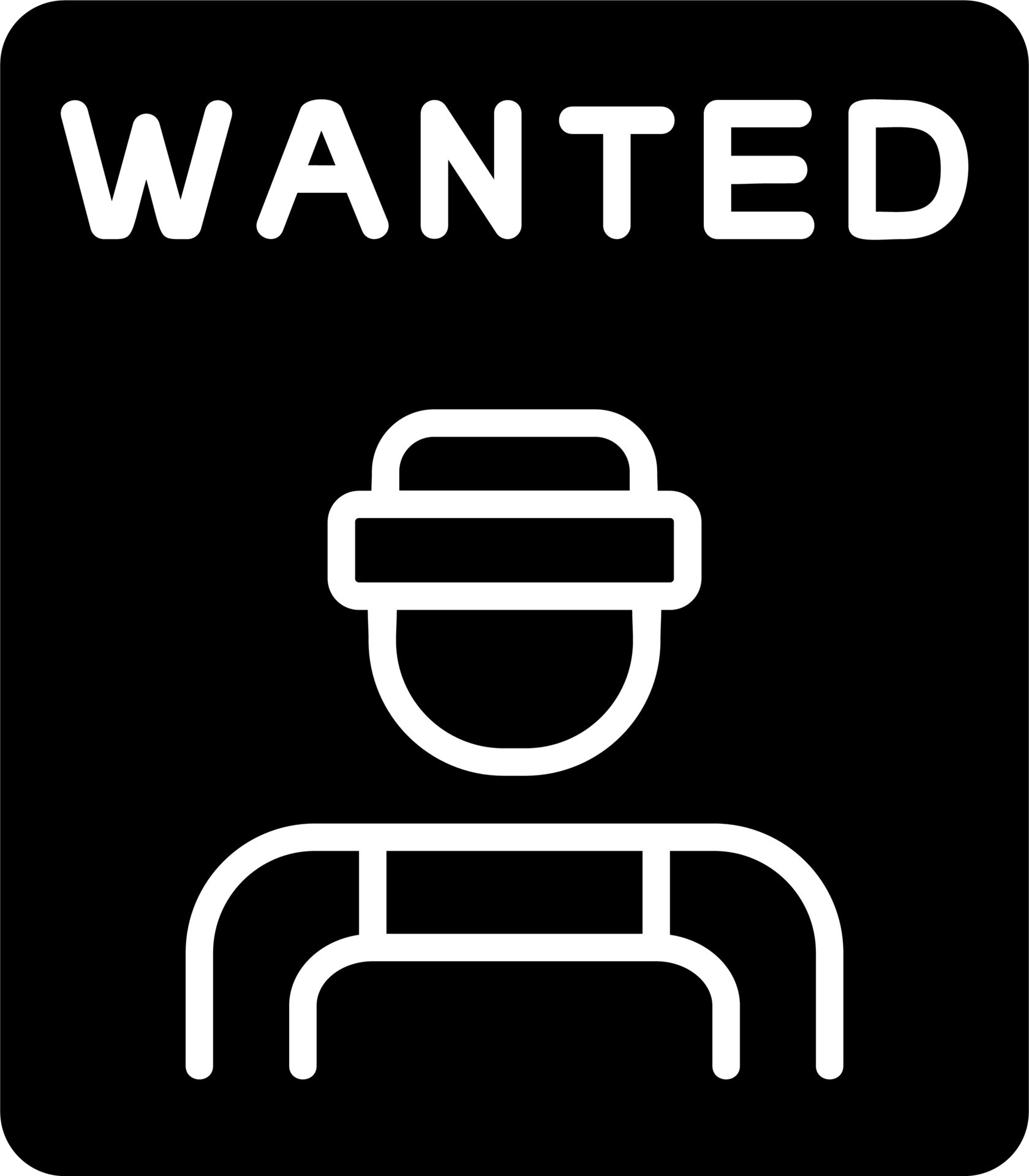 Wanted Vector Icon 21040016 Vector Art at Vecteezy